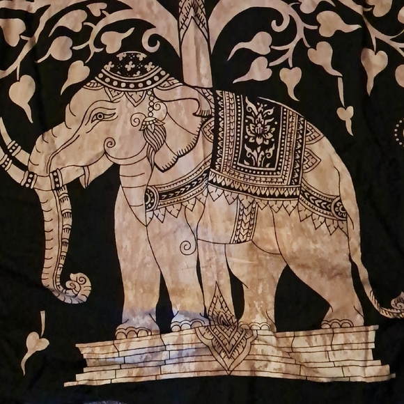 Elephant Tree of Life Wall Hanging Tapestry - Picture 2 of 7